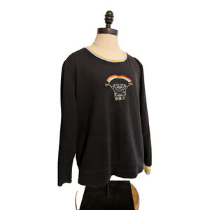 box lunch rainbow spongebob sweater size M‎ cotton blend